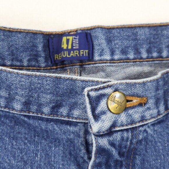 Wrangler Jeans Mens 42x32 Blue Western Cowboy Cut 47MWZ Regular Fit - Picture 3 of 7